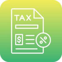 Tax Paperwork Vector Icon