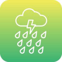 icono de vector de lluvia