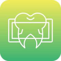 Dental X Ray Vector Icon