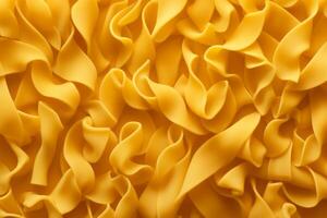 AI generated Vibrant Pasta yellow banner. Generate Ai photo