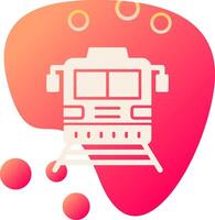 icono de vector de tren