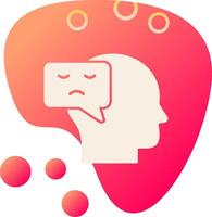 Negative Thinking Vector Icon