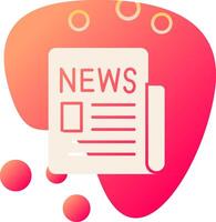 Newspaper Vector Icon