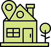 Home Location Vector Icon