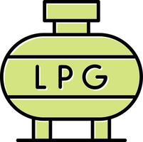 Liquefied Petroleum Gas Vector Icon