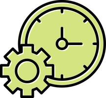 Time Manager Vector Icon