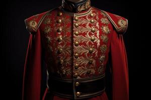 AI generated Resolute Ottoman uniform soldier. Generate Ai photo