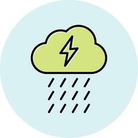 Rain Vector Icon