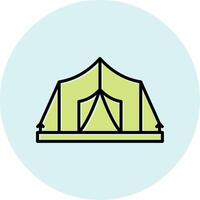 Tent Vector Icon