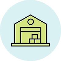 Warehouse Vector Icon