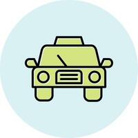 icono de vector de taxi