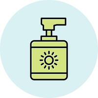 Sunblock Vector Icon