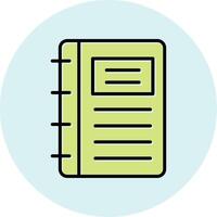 Notebook Vector Icon