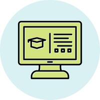 Online Education Vector Icon