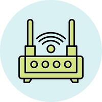 icono de vector de enrutador wifi