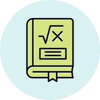 Maths Book Vector Icon