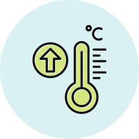 High Temperature Vector Icon