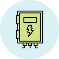 High Voltage Box Vector Icon