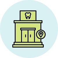 Clinic Location Vector Icon