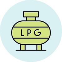 Liquefied Petroleum Gas Vector Icon