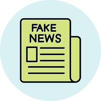 Fake News Vector Icon