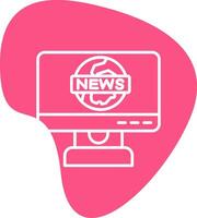 News Report Vector Icon