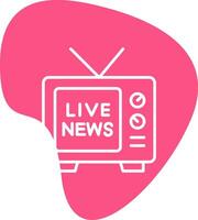 Live News Vector Icon