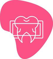 dental X rayo vector icono