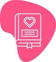 Romance Book Vector Icon