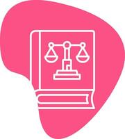 Justice Book Vector Icon