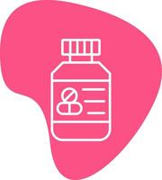 Pills Bottle Vector Icon