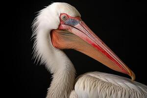 AI generated Resilient Pelican exotic bird. Generate Ai photo