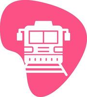 icono de vector de tren