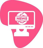 News Report Vector Icon