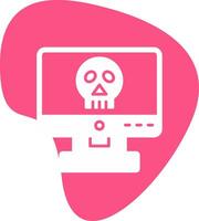 Computer Hacking Vector Icon