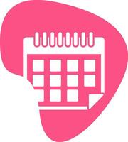 icono de vector de calendario