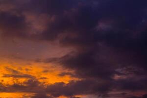 beautiful views of the sunset sky and sunrise sky with colorful clouds photo