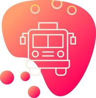 icono de vector de bus