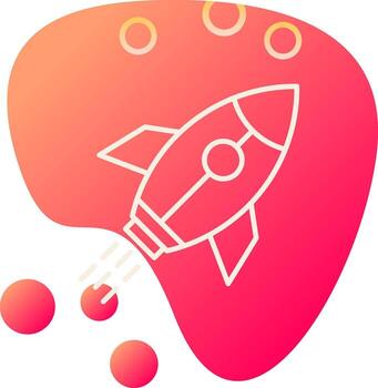 Rocket Launch Vector Icon