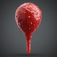 AI generated Human bladder are a highly detailed photorealistic 3D model . AI photo