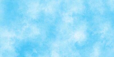 Abstract cloudy blue sky background with natural clouds, cloudy light blue watercolor background with various natural clouds and smoke. beautiful cloudy blue background for making any design. photo