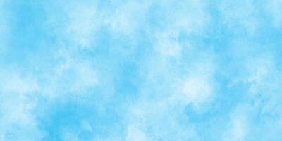 Abstract cloudy blue sky background with natural clouds, cloudy light blue watercolor background with various natural clouds and smoke. beautiful cloudy blue background for making any design. photo