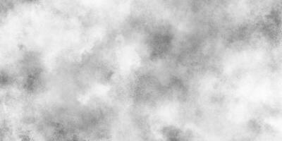 Abstract cloudy silver ink effect white paper texture, Old and grainy white or grey grunge texture, black and whiter background with puffy smoke, white background illustration. photo