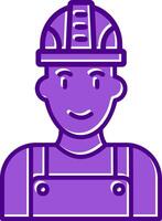 Factory Worker Vector Icon