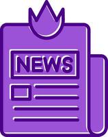 Breaking News Vector Icon