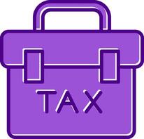 Tax Portfolio Vector Icon