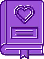 Romance Book Vector Icon