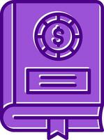 Financial Book Vector Icon