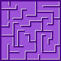 Maze Vector Icon