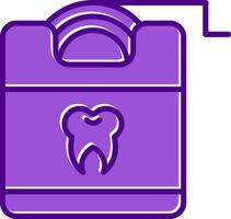 Dental Floss Vector Icon